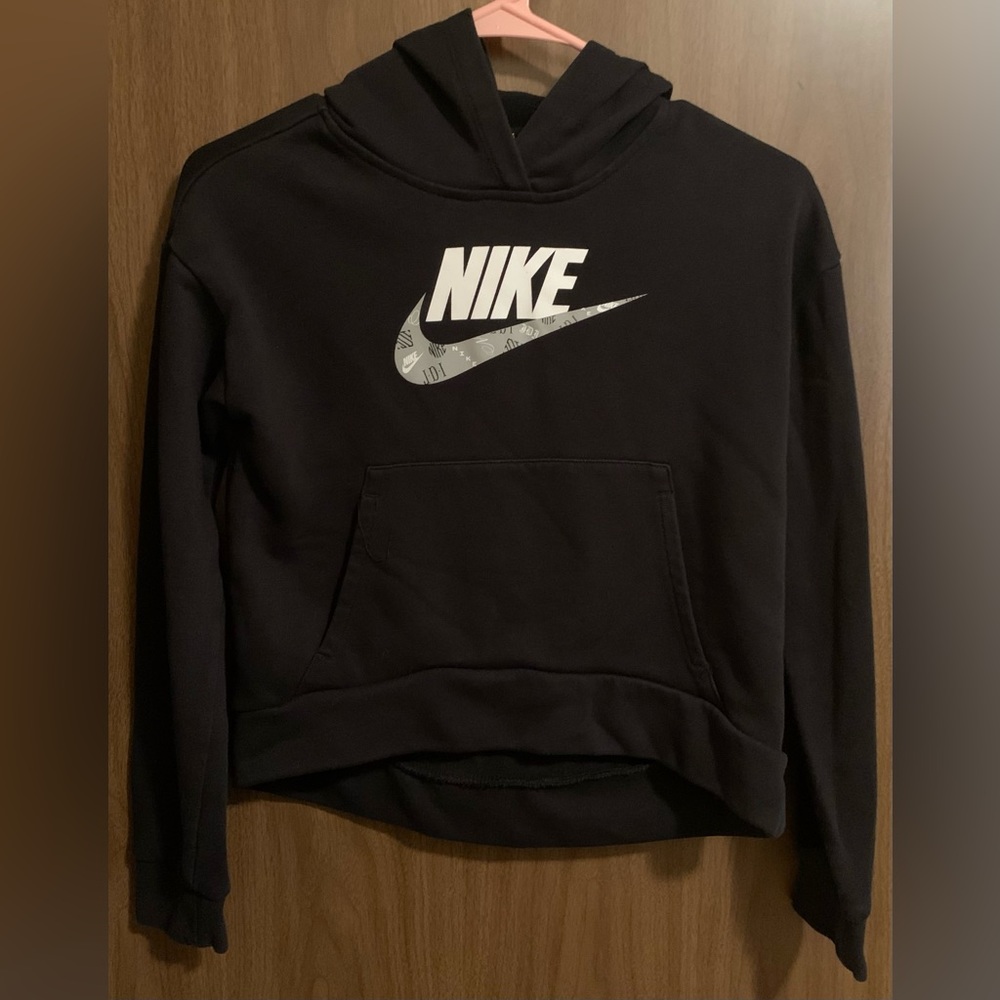 Girls Large Black Nike Hoodie